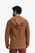 Patterned jacquard hooded jacket