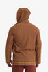Patterned jacquard hooded jacket