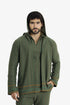 Patterned jacquard hooded jacket