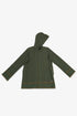 Patterned jacquard hooded jacket