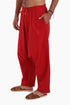 Harem pants in cotton with elastic waist and pockets