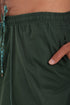 Harem pants in cotton with elastic waist and pockets