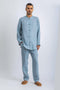 Linen straight leg pants with pockets