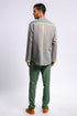 Refined slub cotton pants