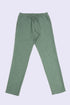 Refined slub cotton pants