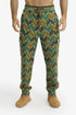 Quilted cotton cargo pants with drawstring