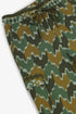 Quilted cotton cargo pants with drawstring