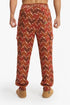 Quilted cotton cargo pants with drawstring