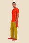 T-Shirt in Egyptian cotton jersey with round neckline
