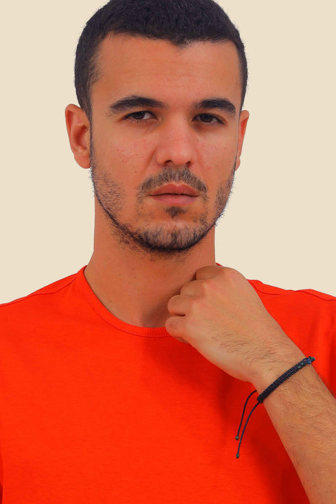 T-Shirt in cotton jersey with round neckline