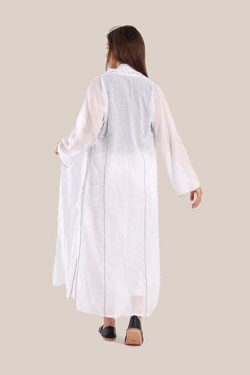 Long Coat with draped shawl collar