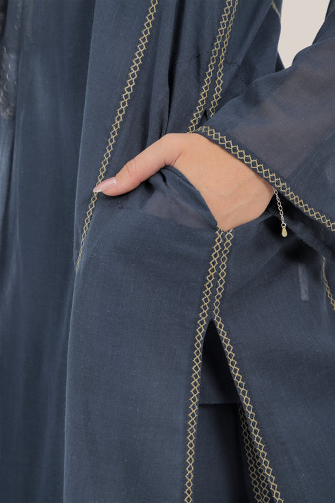 Long Coat with draped shawl collar