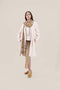 Short coat in furry wool blend