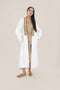 Embroidered Wool long Coat