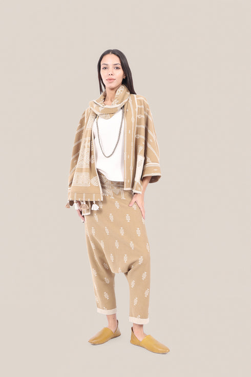 Striped patterned jacquard jacket