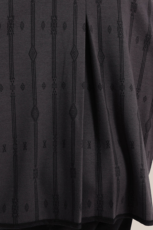 Striped patterned jacquard jacket