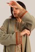 Reversible cotton faux cashmere blend coat