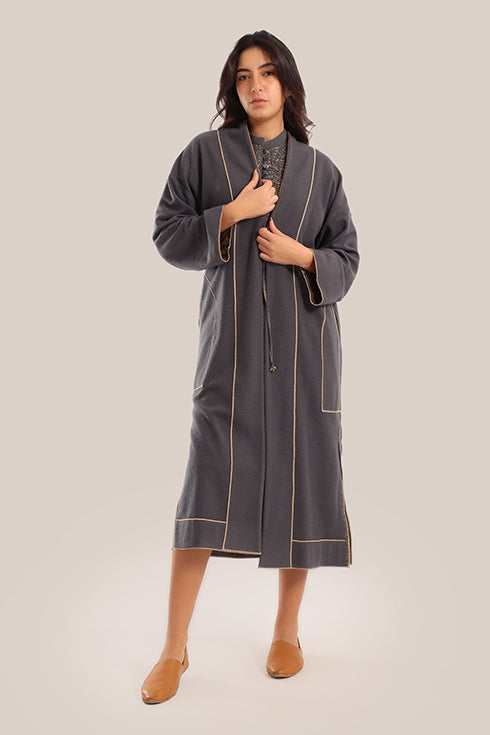 Reversible cotton milton printed coat