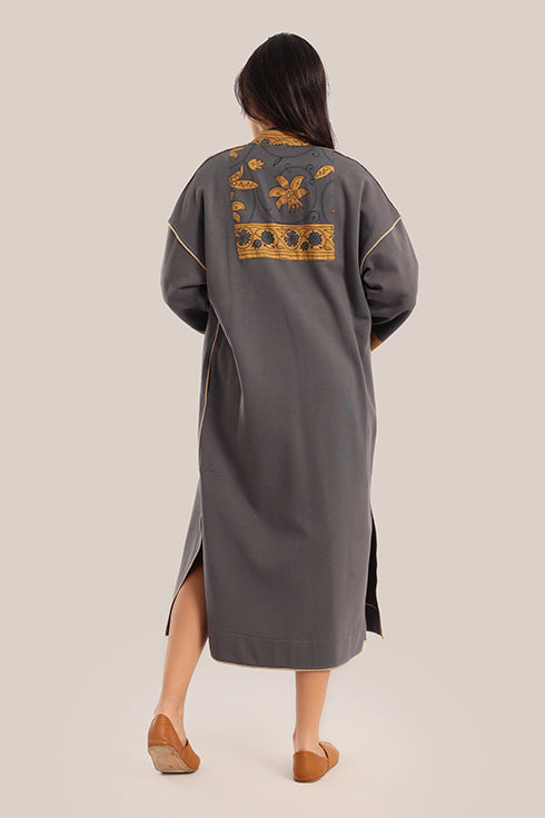 Reversible cotton milton printed coat