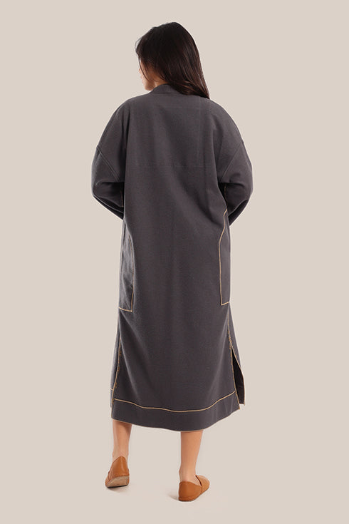 Reversible cotton milton printed coat