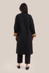 Polar fleece reversible long sleeve coat