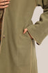 Polar fleece reversible long sleeve coat