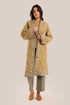 Polar fleece reversible long sleeve coat