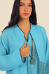 Embroidered long sleeves linen coat