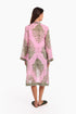 Coat in cotton voile with asymmetric hemline