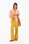 Short jacket in printed Egyptian cotton
