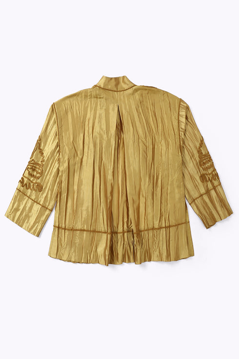 Short jacket in taffeta