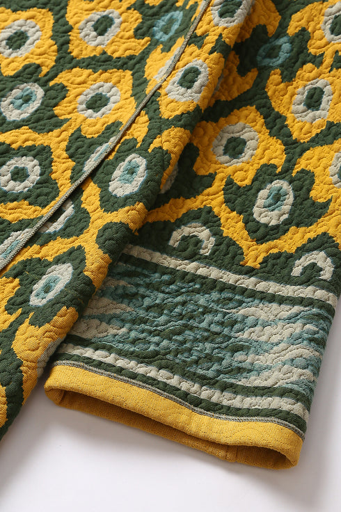 Midi coat  with v-neckline and pockets