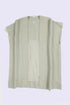 Embroidered coverup in striped linen