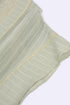 Embroidered coverup in striped linen