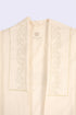 Loose fit coverup in linen and cotton with front and back bib