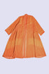 Printed Egyptian light cotton voile coat with pockets