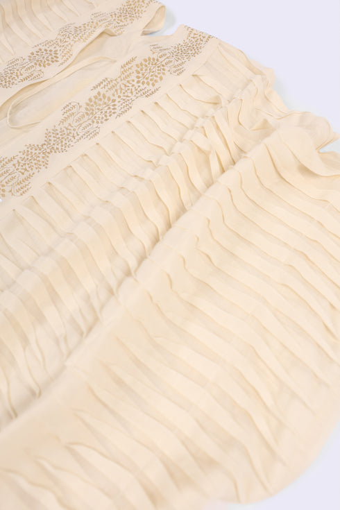 Long oversized Abaya in light cotton voile