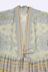 Long teared Egyptian cotton voile coat with pockets