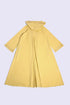 Golden Motif Hooded Cotton Voile Long Coat