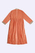 Gold printed Egyptian cotton gauze coat