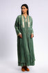 Gold printed Egyptian cotton gauze coat