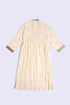 Gold printed Egyptian cotton gauze coat