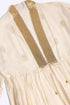 Gold printed Egyptian cotton gauze coat