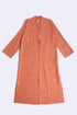 Luminous Egyptian cotton slub long coat