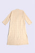 Luminous Egyptian cotton slub long coat