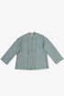 Reversible short jacket with front pocket