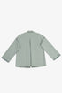 Reversible short jacket with front pocket