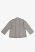 Reversible short jacket with front pocket