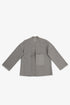Reversible short jacket with front pocket