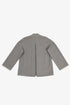 Reversible short jacket with front pocket